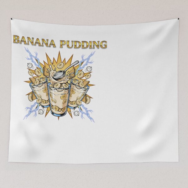 Artikelvorschau, Bananenpudding-Dessertliebhaber-Süßspeise-Design entworfen und verkauft von JMDesignHub.