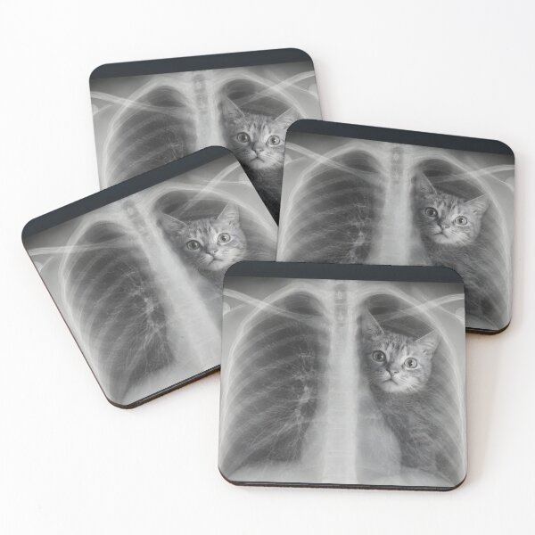 Item preview, A cute cat in x-ray  designed and sold by Meenova Art.