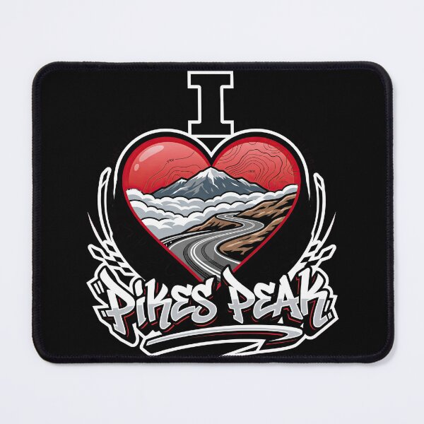 Item preview, Pikes Peak I Love Pikes Peak Hill Climb Motorcycle Artwork designed and sold by enzoade.