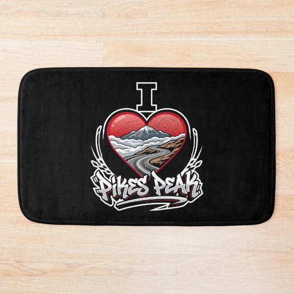 Item preview, Pikes Peak I Love Pikes Peak Hill Climb Motorcycle Artwork designed and sold by enzoade.
