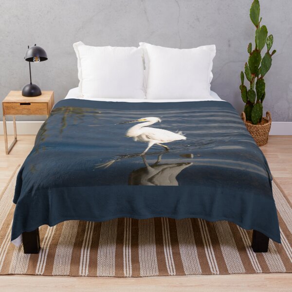 Item preview, Snowy Egret Wading in Shallow Water designed and sold by Debra Martz.