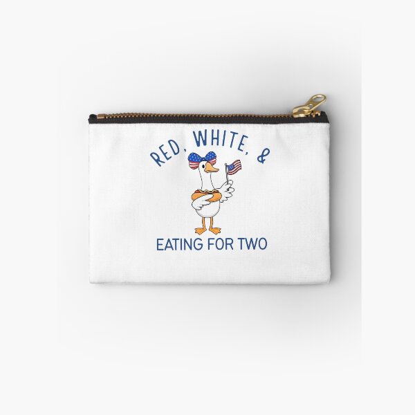 Item preview, Red White And Eating For Two Pregnancy Fourth Of July Goose Couple Matching designed and sold by thefirstbroo.