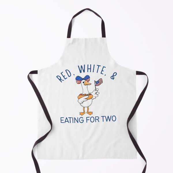 Item preview, Red White And Eating For Two Pregnancy Fourth Of July Goose Couple Matching designed and sold by thefirstbroo.