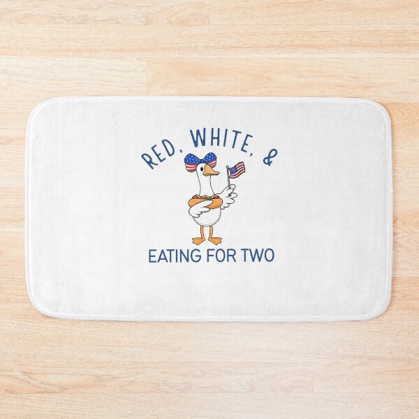 Item preview, Red White And Eating For Two Pregnancy Fourth Of July Goose Couple Matching designed and sold by thefirstbroo.