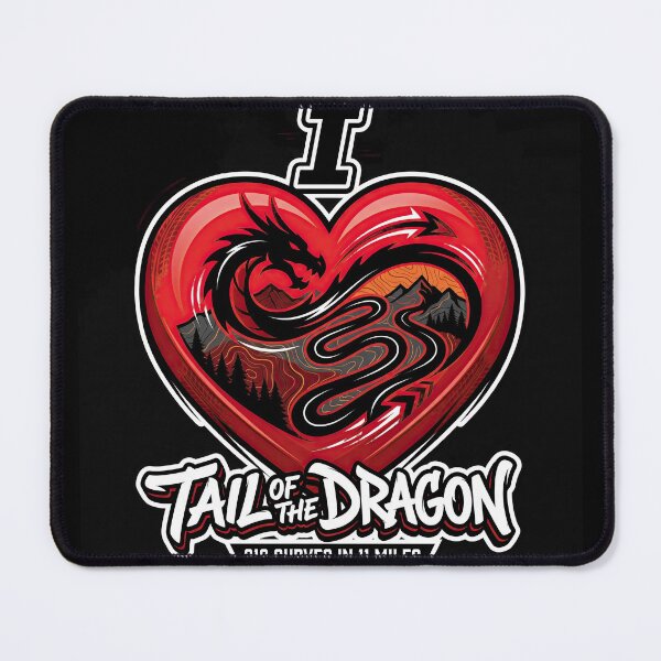 Item preview, Tail of the Dragon I Love Tail of the Dragon Motorcycle Lifestyle Graphic designed and sold by enzoade.