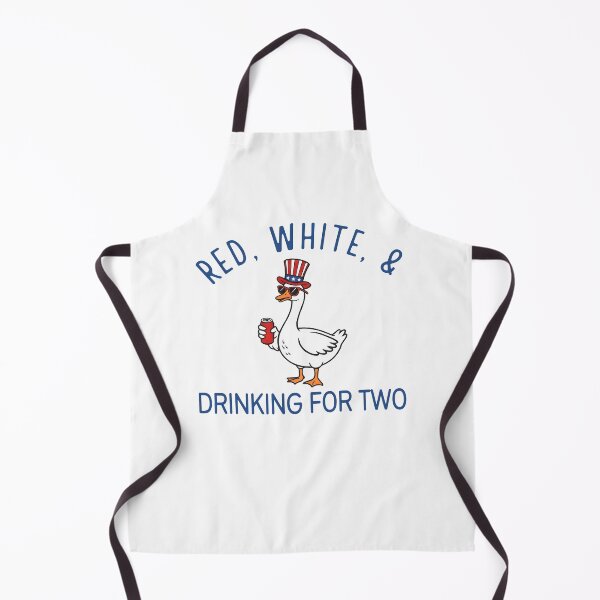 Item preview, Red White And Drinking For Two Pregnancy Fourth Of July Goose Couple Matching designed and sold by thefirstbroo.