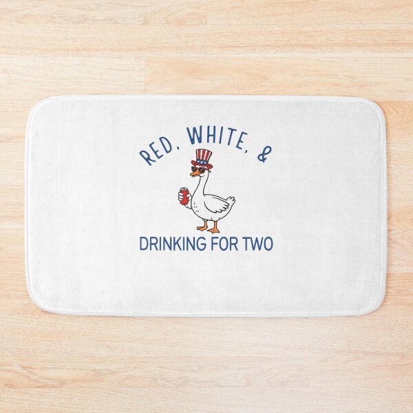 Item preview, Red White And Drinking For Two Pregnancy Fourth Of July Goose Couple Matching designed and sold by thefirstbroo.