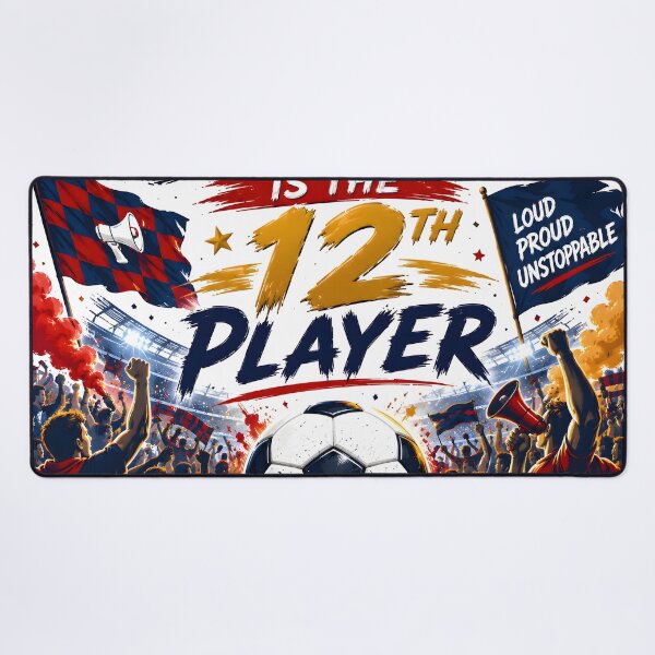Item preview, The Crowd Is The 12th Player | Soccer Football Supporters Design designed and sold by TrueArtVibes.