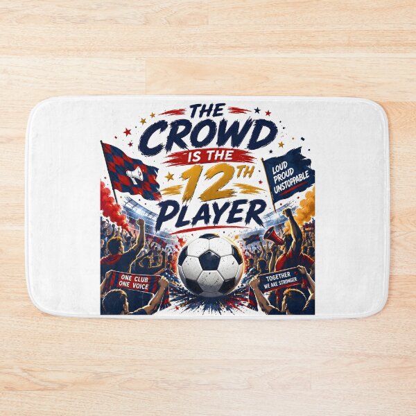 Item preview, The Crowd Is The 12th Player | Soccer Football Supporters Design designed and sold by TrueArtVibes.