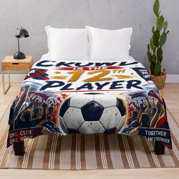 Item preview, The Crowd Is The 12th Player | Soccer Football Supporters Design designed and sold by TrueArtVibes.