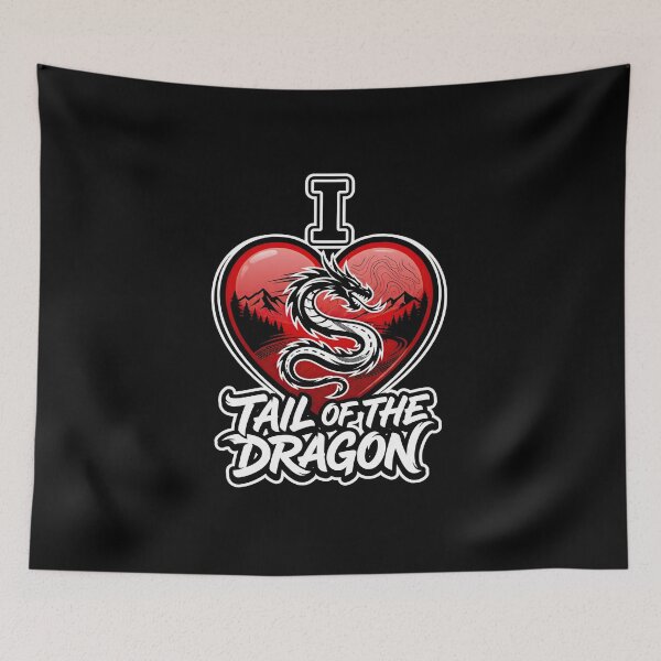 Item preview, Tail of the Dragon I Love Tail of the Dragon Famous Rider Road Design designed and sold by enzoade.