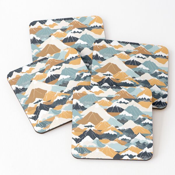 Item preview, Japanese Seigaiha Wave Pattern - Traditional Wagara Design designed and sold by KS-PopArtJapan.