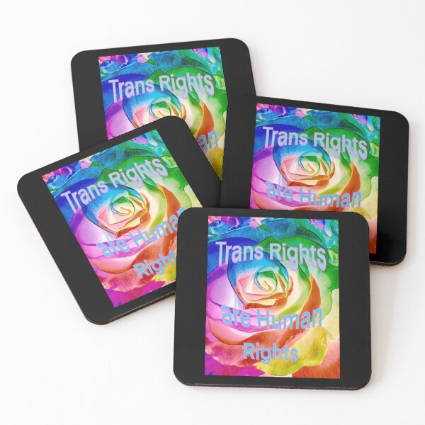 Item preview, Trans Rights Are Human Rights | Rainbow Rose designed and sold by aadventures.