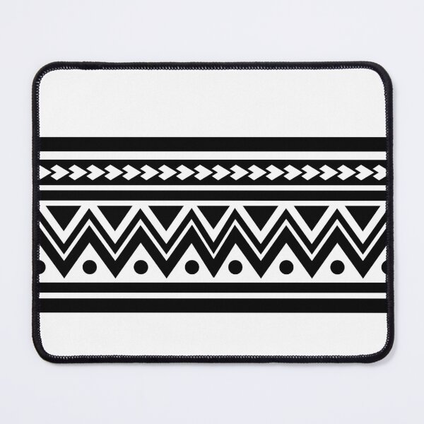 Item preview, Seamless geometric ornament bracelet pattern, elegant tattoo style black line art designed and sold by Longsilp.