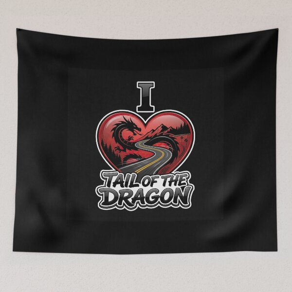 Item preview, Tail of the Dragon I Love Tail of the Dragon Sportbike Adventure Artwork designed and sold by enzoade.
