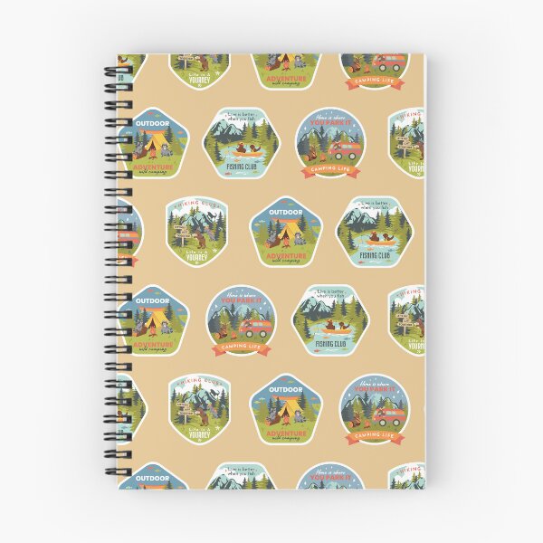 Item preview, Badges of Camping life displayed in rows  designed and sold by Melissa Plugge-Dekker.