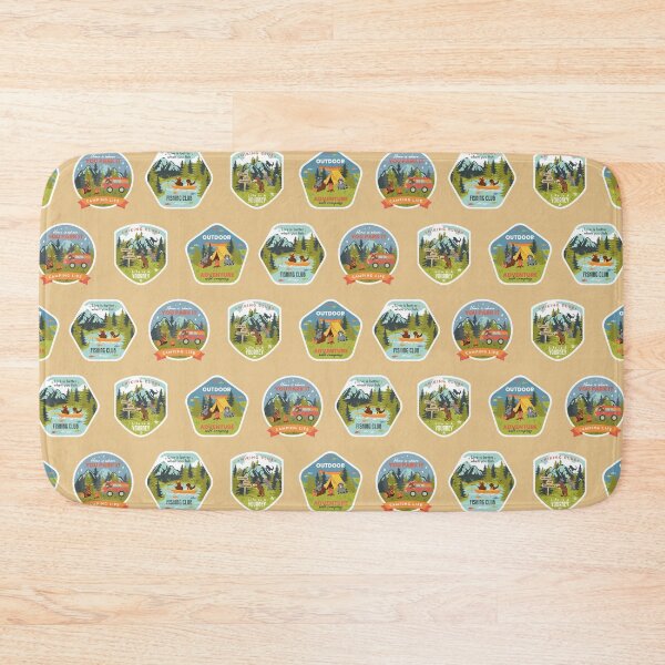 Item preview, Badges of Camping life displayed in rows  designed and sold by Melissa Plugge-Dekker.