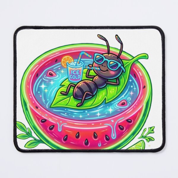 Item preview, Summer Chillout: Ant in a watermelon pool designed and sold by NeonTraum.