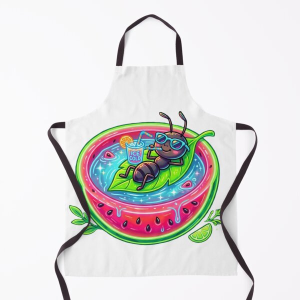 Item preview, Summer Chillout: Ant in a watermelon pool designed and sold by NeonTraum.