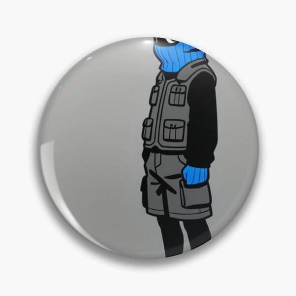 Item preview, Fashion - Man in Gray Puffer Vest Balaclava Cargo Streetwear Anime Variant 4 designed and sold by AnimeShin.