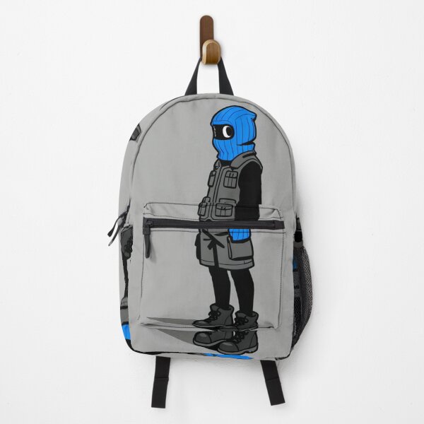 Item preview, Fashion - Man in Gray Puffer Vest Balaclava Cargo Streetwear Anime Variant 4 designed and sold by AnimeShin.