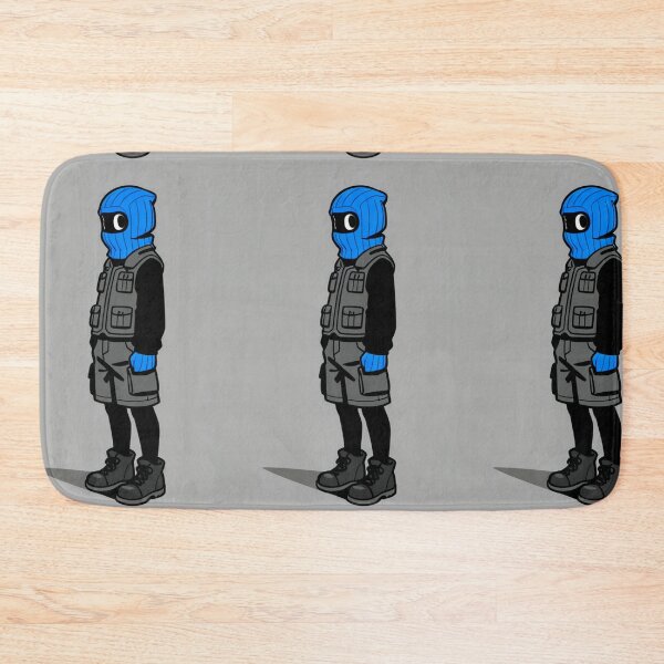 Item preview, Fashion - Man in Gray Puffer Vest Balaclava Cargo Streetwear Anime Variant 4 designed and sold by AnimeShin.