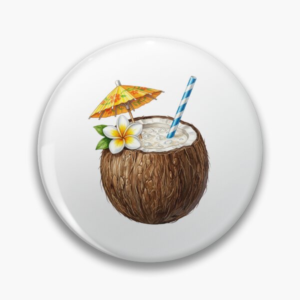 Item preview,  Summer Tropical Coconut Cocktail designed and sold by SOUFIANE1991.
