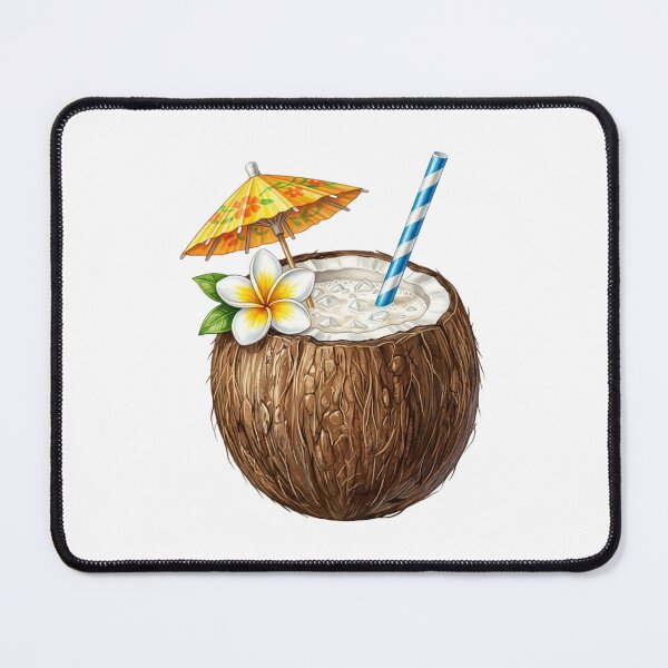 Item preview,  Summer Tropical Coconut Cocktail designed and sold by SOUFIANE1991.