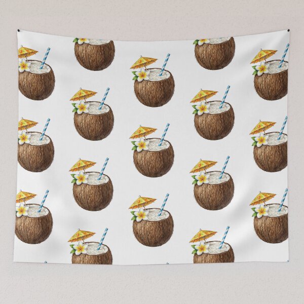 Item preview,  Summer Tropical Coconut Cocktail designed and sold by SOUFIANE1991.