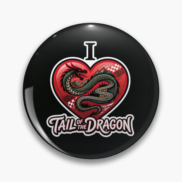 Item preview, Tail of the Dragon I Love Tail of the Dragon Epic Motorcycle Route Graphic designed and sold by enzoade.