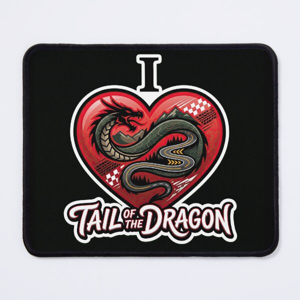 Item preview, Tail of the Dragon I Love Tail of the Dragon Epic Motorcycle Route Graphic designed and sold by enzoade.