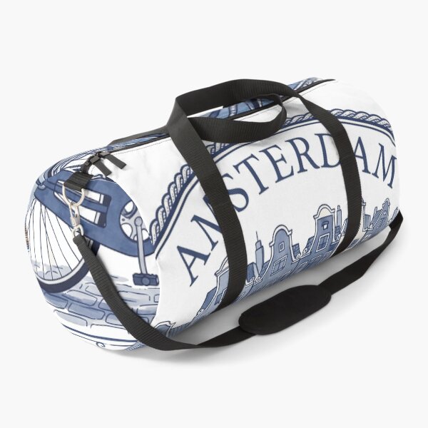 Item preview, Amsterdam Bicycle Canal Illustration designed and sold by jcsstore.