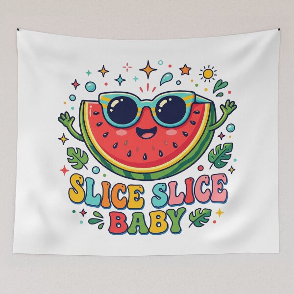 Item preview, Slice Slice Baby - Funny Graphic Tee designed and sold by khalidnasr.