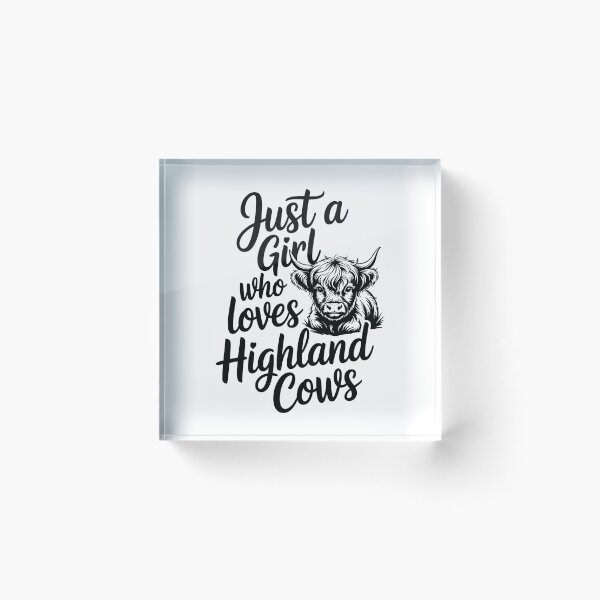 Item preview, Just a Girl who loves Highland Cows designed and sold by jkrphoto.
