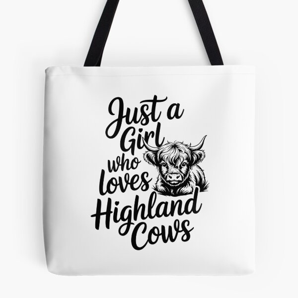 Item preview, Just a Girl who loves Highland Cows designed and sold by jkrphoto.