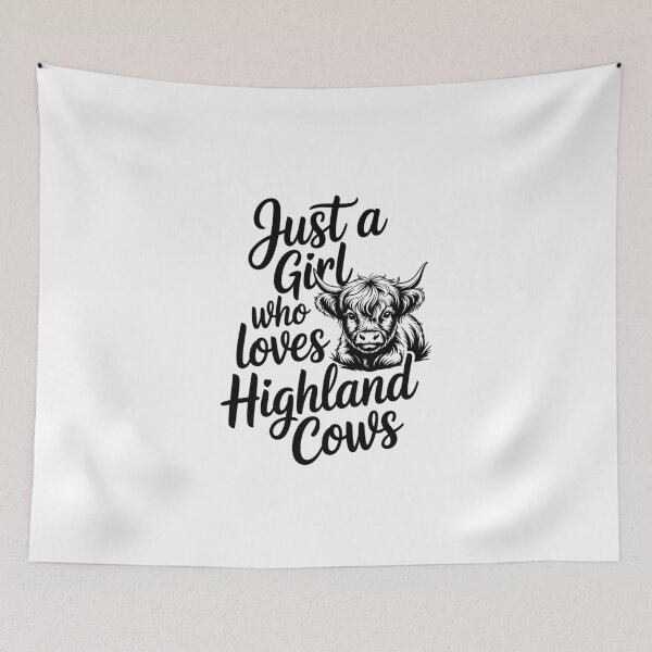Item preview, Just a Girl who loves Highland Cows designed and sold by jkrphoto.
