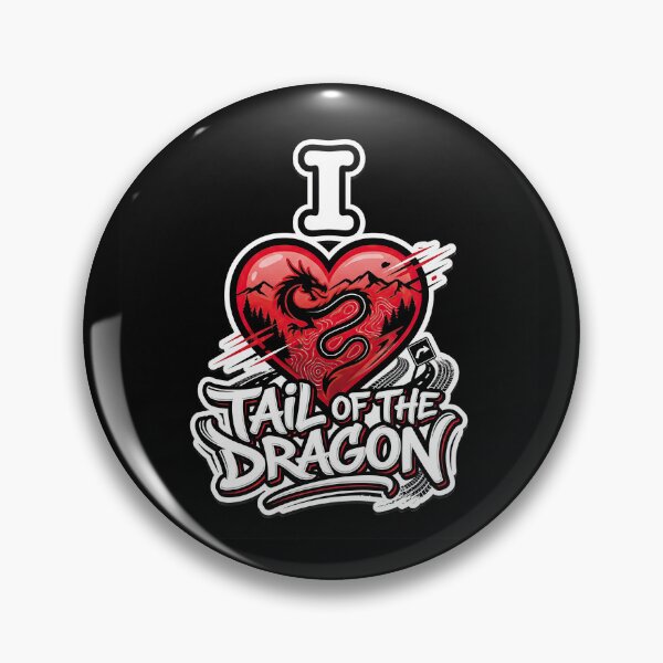 Item preview, Tail of the Dragon I Love Tail of the Dragon Motorcycle Road Artwork designed and sold by enzoade.
