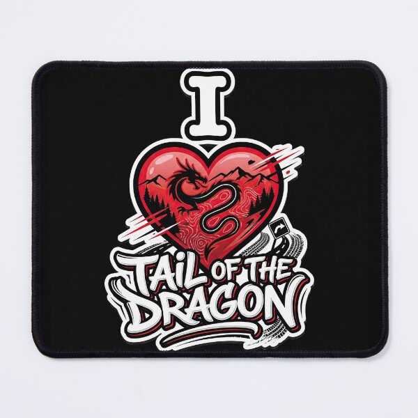 Item preview, Tail of the Dragon I Love Tail of the Dragon Motorcycle Road Artwork designed and sold by enzoade.