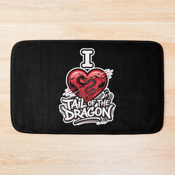 Item preview, Tail of the Dragon I Love Tail of the Dragon Motorcycle Road Artwork designed and sold by enzoade.