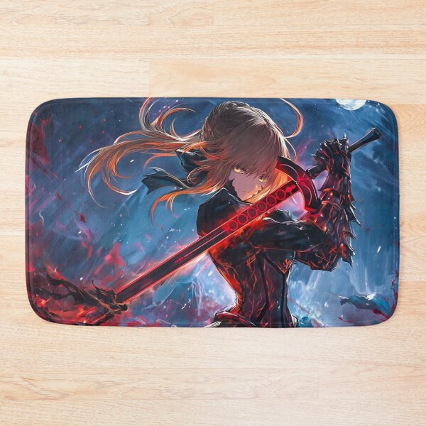 Item preview, Crimson Blade Anime Warrior Girl | Dark Fantasy Samurai Aesthetic Art designed and sold by Dyan4.