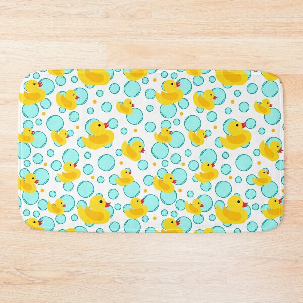 Item preview, Yellow Rubber Ducks and Bubbles Pattern designed and sold by HotHibiscus.