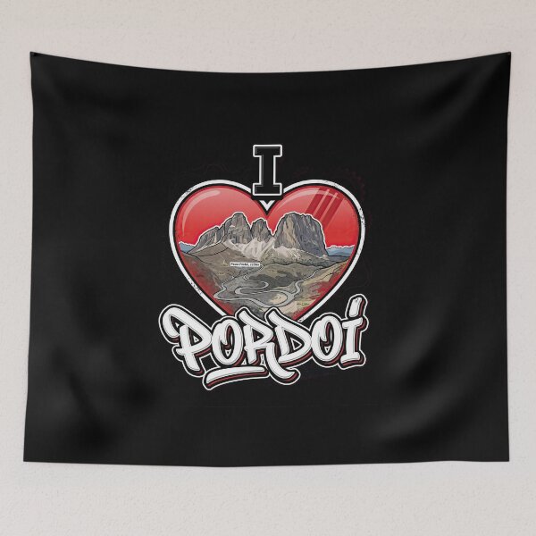 Item preview, Pordoi Pass I Love Pordoi Italian Alps Motorcycle Graphic designed and sold by enzoade.
