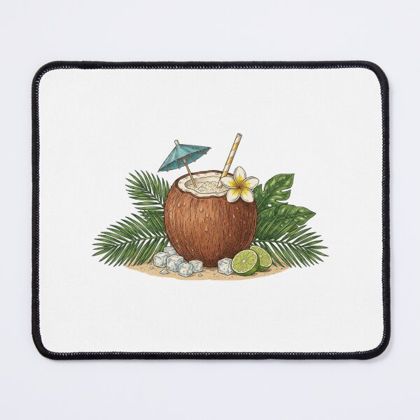 Item preview, Summer Tropical Coconut Cocktail designed and sold by SOUFIANE1991.