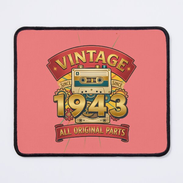 Item preview, Vintage 1943 All Original Parts Retro Cassette Design designed and sold by L&L.