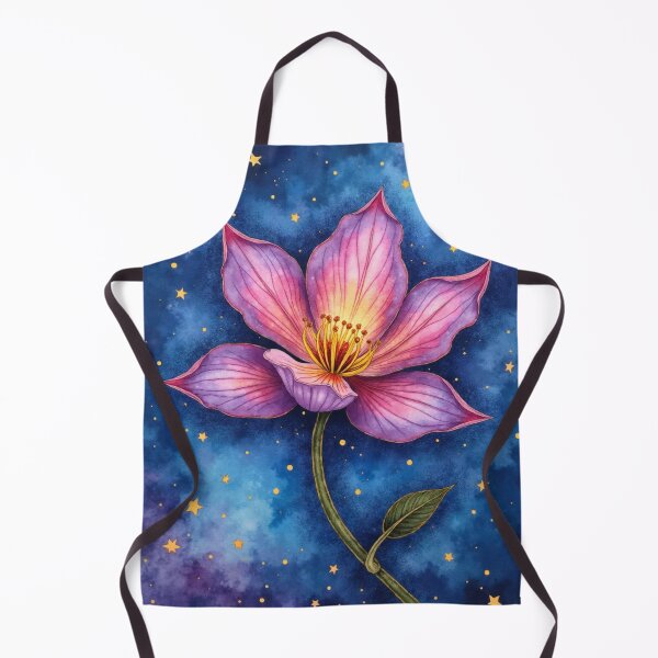 Item preview, Starlit Sakura Nova – Celestial Watercolor Blossom Illustration designed and sold by Dream Bloom Gallery.