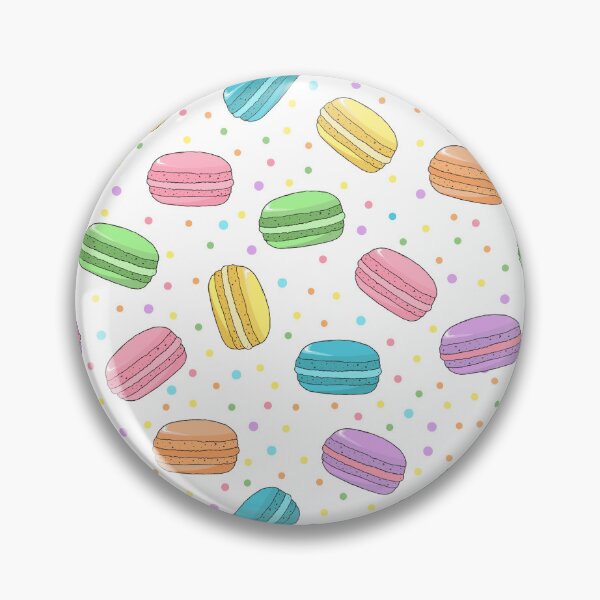 Item preview, Pretty Pastel French Macarons Pattern designed and sold by HotHibiscus.