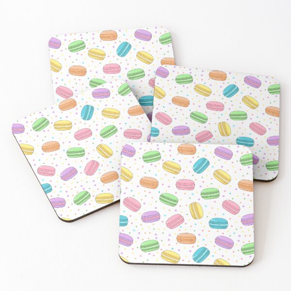 Item preview, Pretty Pastel French Macarons Pattern designed and sold by HotHibiscus.