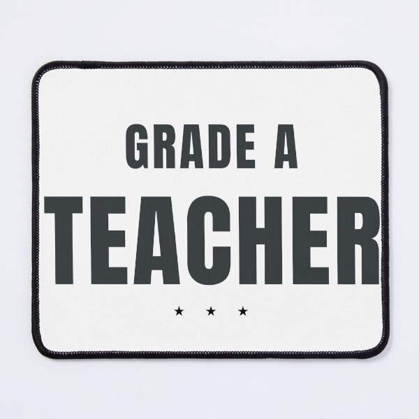 Item preview, Grade A Teacher | Premium Teacher Badge Design designed and sold by HeartAndArtShop.