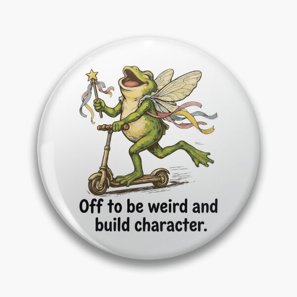 Item preview, Groovy Off to Be Weird and Build Character Fairy Frog Scooter  designed and sold by gear-posters.