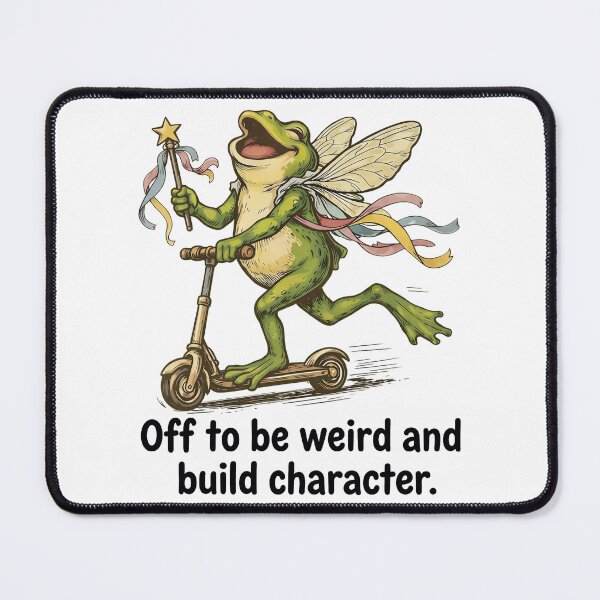 Item preview, Groovy Off to Be Weird and Build Character Fairy Frog Scooter designed and sold by gear-posters.